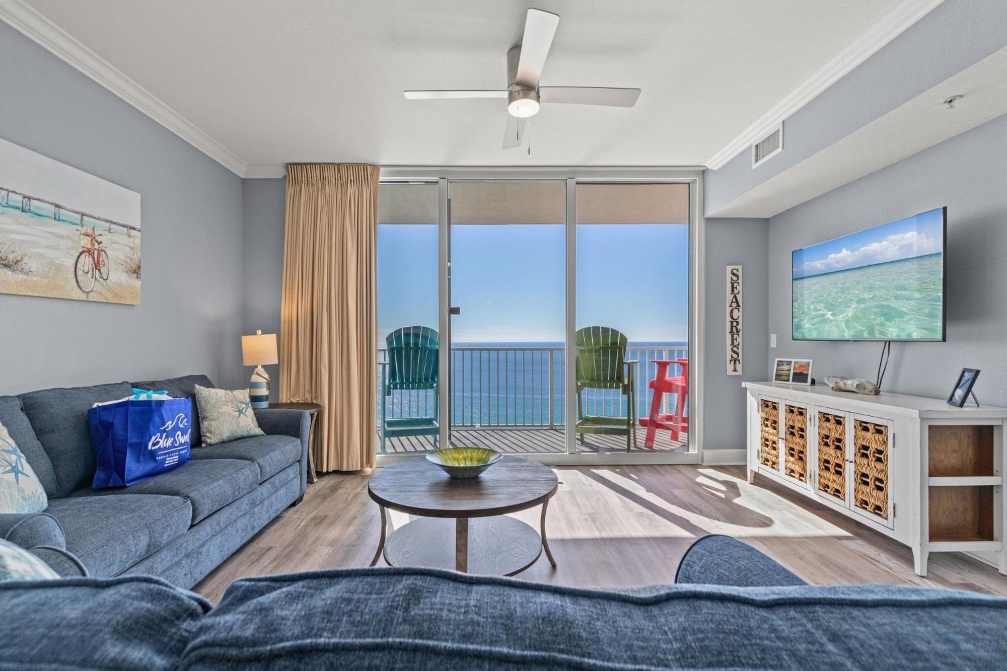 Tidewater Escape: 1Br/2Ba Beachfront Condo, Sleeps 6, Gulf Views & Comfort! Panama City Beach Luaran gambar